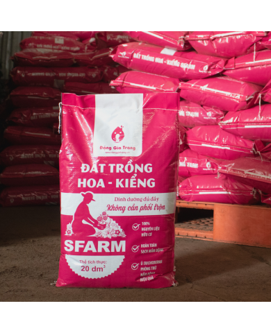 Đất trồng Hoa - Kiểng SFARM 20 dm3 Đất trồng Hoa - Kiểng SFARM 20 dm3