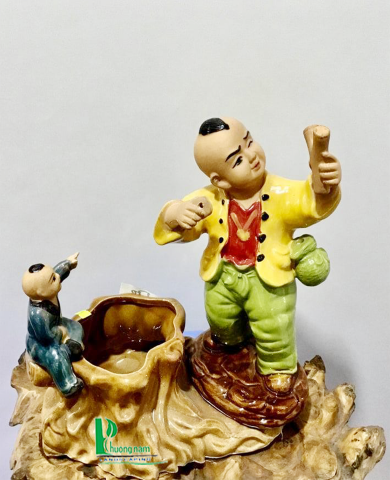 Chậu men hình tượng 4