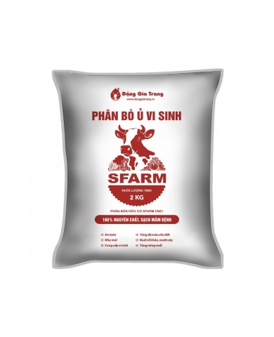 Phân bò ủ vi sinh SFARM 2kg
