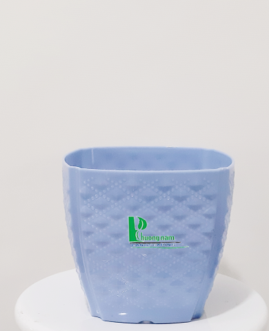 Chậu nhựa lam 16x11x14 cm